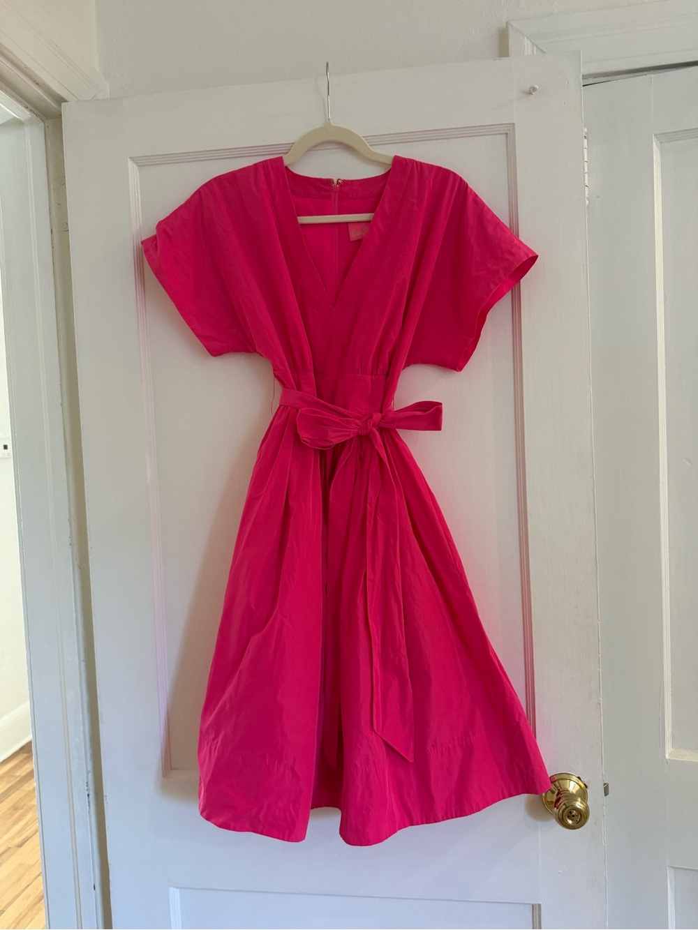 Lilly Pulitzer Hot Pink V-Neck Wrap Dress